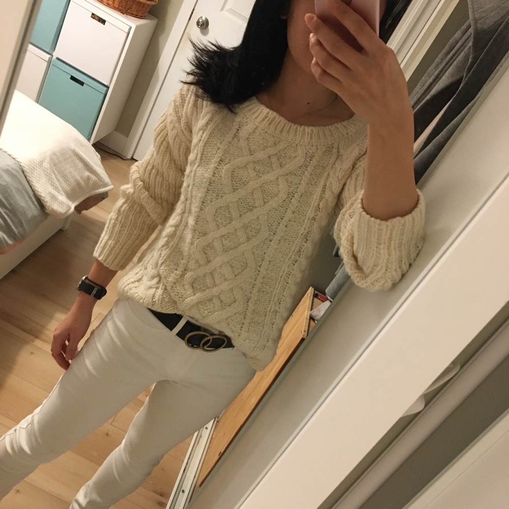 Banana Republic Wool Blend Chunky Sweater
